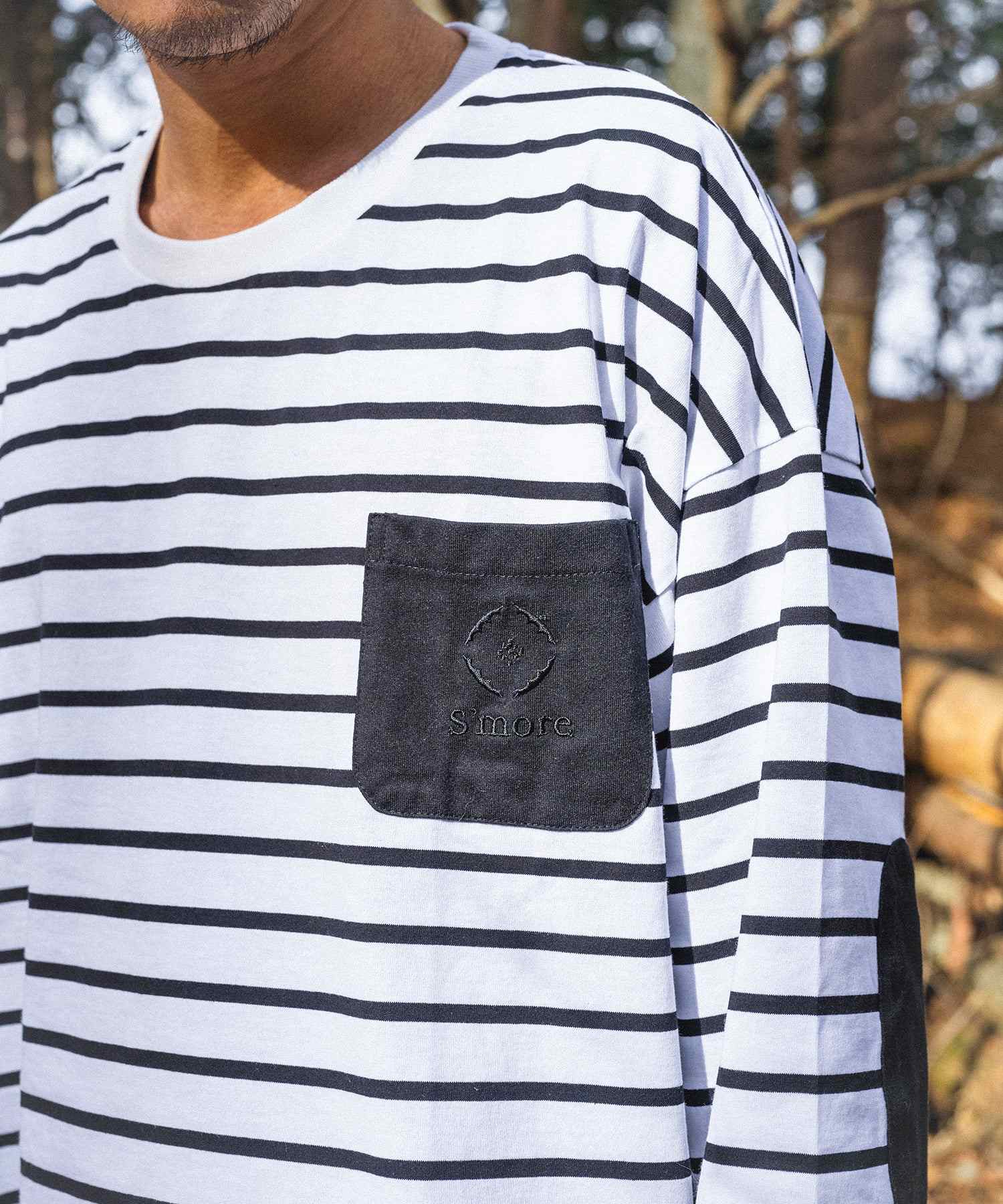 スモア S'more 【 S'more / BORDER POCKET L/S T SHIRTS 】 長袖tシャツ