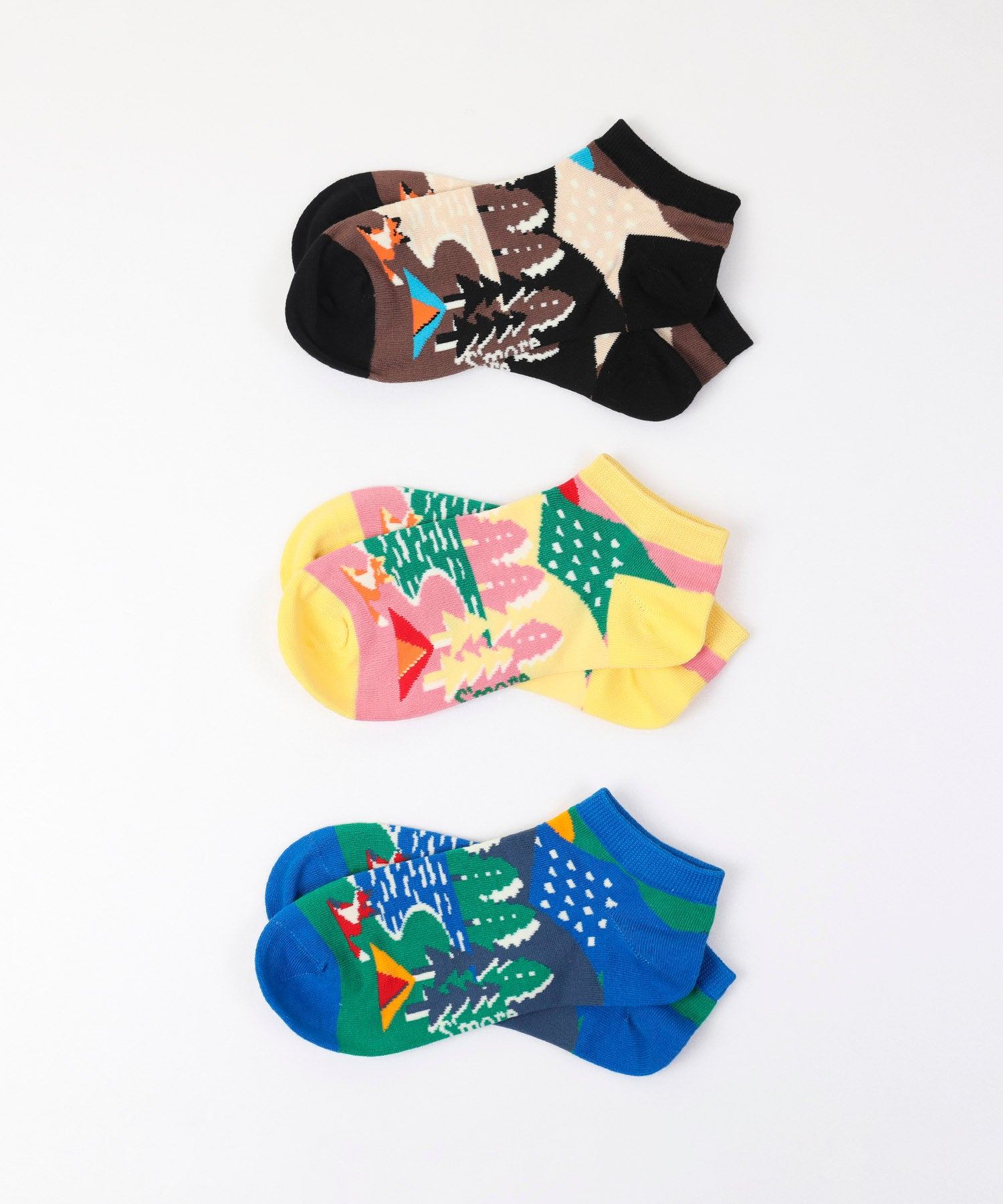 スモア S'more S'more/Forest Animal Pack Socks 3P (Pattern B) (B) B
