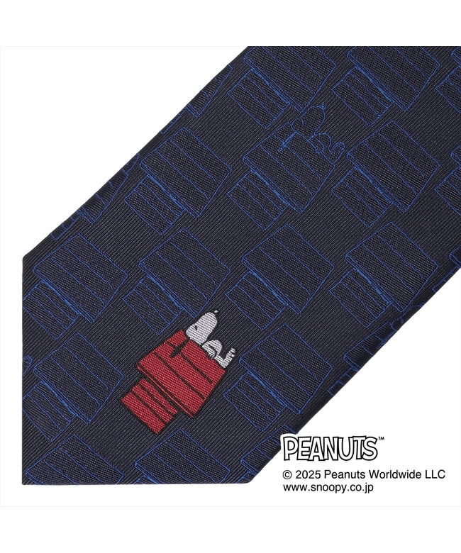 トーキョーシャツ TOKYO SHIRTS 【PEANUTS スヌーピー SNOOPY】 ネクタイ ビジネス ギフト (ネイビー) ネイビー