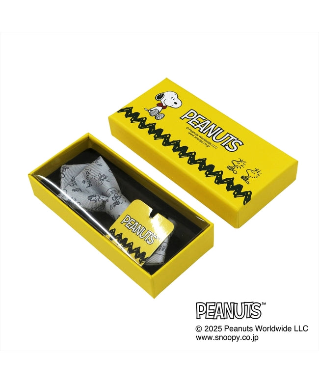 トーキョーシャツ TOKYO SHIRTS 【PEANUTS スヌーピー SNOOPY】 蝶ネクタイ ビジネス ギフト (シルバー) シルバー