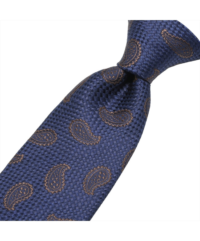 トーキョーシャツ TOKYO SHIRTS ネクタイ 絹100% ベーシック ビジネス フォーマル (ネイビー) ネイビー