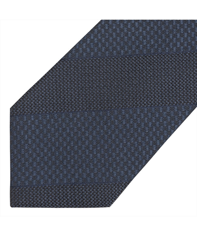 トーキョーシャツ TOKYO SHIRTS ネクタイ 絹100% ベーシック ビジネス フォーマル (ネイビー) ネイビー