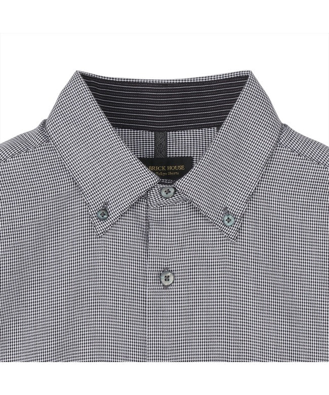 トーキョーシャツ TOKYO SHIRTS ボタンダウンカラーデザインカジュアルシャツ 長袖 メンズ (1クロ・グレー) 1クロ・グレー