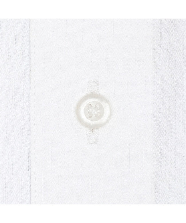 トーキョーシャツ TOKYO SHIRTS 【透け防止】 ホリゾンタルワイド 長袖 形態安定 ワイシャツ (ホワイト) ホワイト