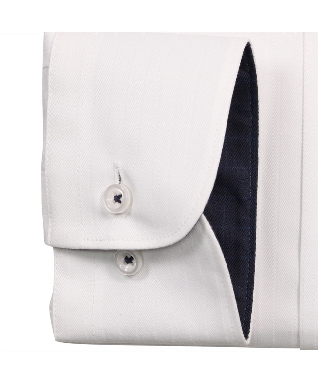 トーキョーシャツ TOKYO SHIRTS 【透け防止】 ボタンダウン 長袖 形態安定 ワイシャツ (ホワイト) ホワイト