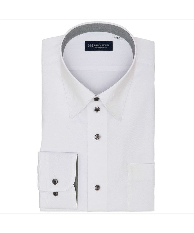 Tokyo Shirts 【Anti-See-Through】 Regular Long Sleeve Shape-Stable Dress Shirt