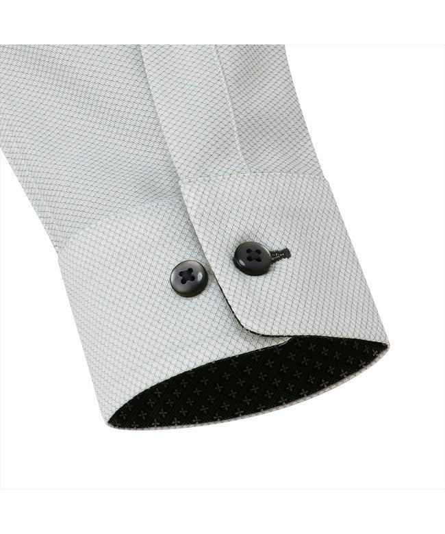 トーキョーシャツ TOKYO SHIRTS デザインカジュアルシャツ ボタンダウン 長袖 メンズ (グレー) グレー