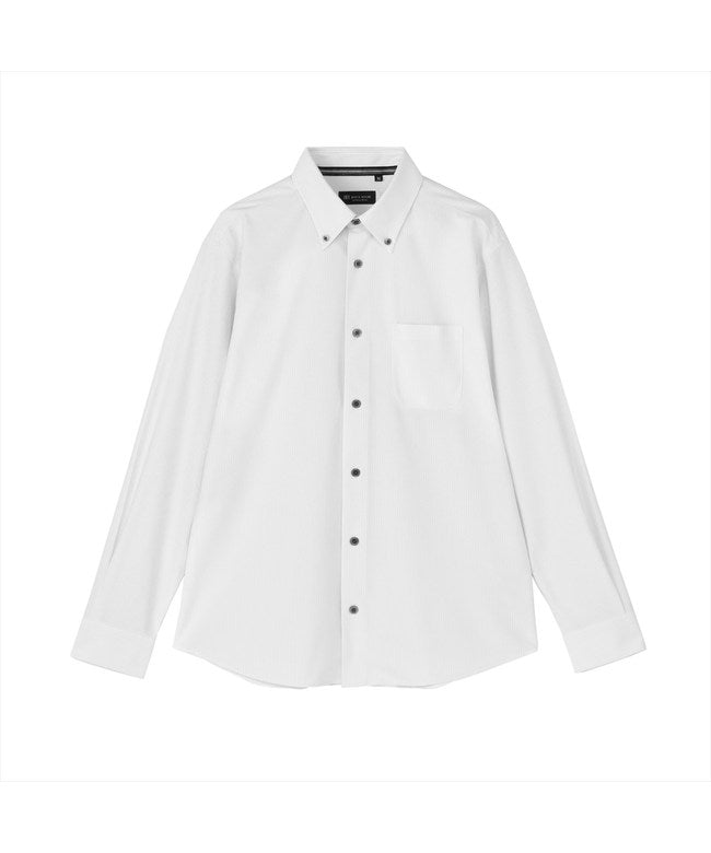 トーキョーシャツ TOKYO SHIRTS カラーテープ カジュアルシャツ ボタンダウン 長袖 メンズ (グレー) グレー