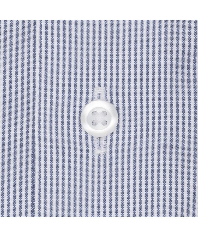 トーキョーシャツ TOKYO SHIRTS ボタンダウン 長袖 形態安定 ワイシャツ (ブルー) ブルー