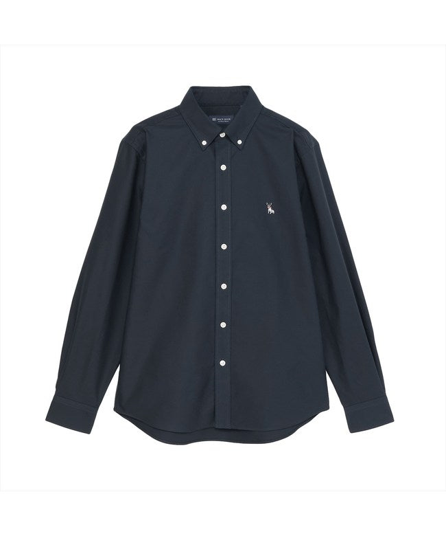 Tokyo Shirts Casual Shirt French Bulldog Embroidery Oxford Shirt Butto