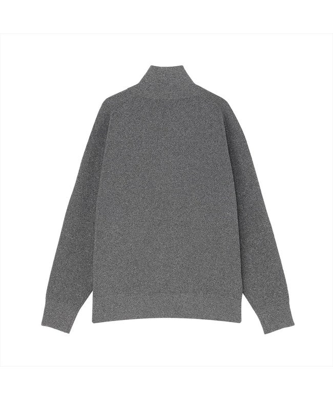 トーキョーシャツ TOKYO SHIRTS ニット ドライバーズZIP ブルゾン メンズ (グレー) グレー