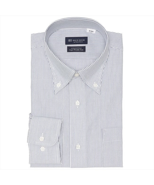 ざべす様 Tokyo Shirts 【Super Shape Stability】 Button Down Long Sleeve