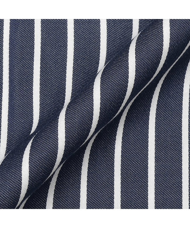 トーキョーシャツ TOKYO SHIRTS 【超形態安定】 ボタンダウン 長袖 形態安定 綿100% ワイシャツ (ネイビー) ネイビー