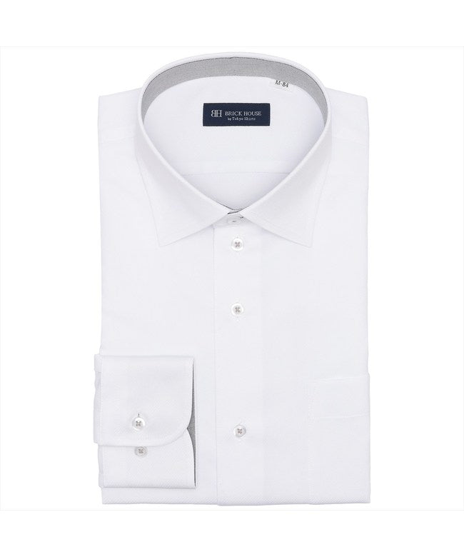 トーキョーシャツ TOKYO SHIRTS 【COFREX】 ワイド 長袖 形態安定 ワイシャツ (ホワイト) ホワイト