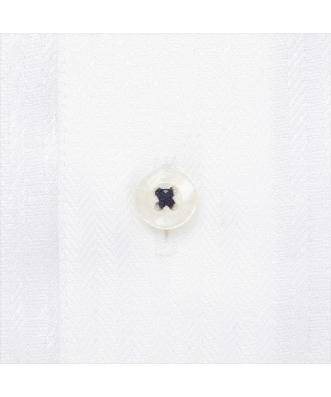 トーキョーシャツ TOKYO SHIRTS 【超形態安定】 ワイド 長袖 形態安定 綿100% ワイシャツ (ホワイト) ホワイト