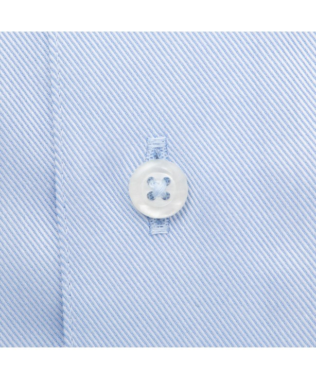 トーキョーシャツ TOKYO SHIRTS 【超形態安定】 ワイド 長袖 形態安定 綿100% ワイシャツ (ブルー) ブルー