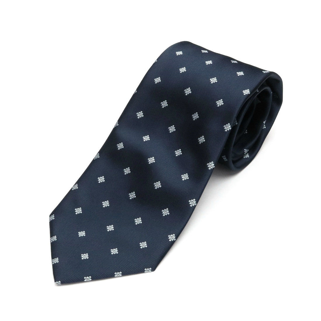 トーキョーシャツ TOKYO SHIRTS ベーシックネクタイ 3本セット 選べる3種類柄 【無地・ストライプ・小紋】 (ネイビー小紋40) ネイビー小紋40