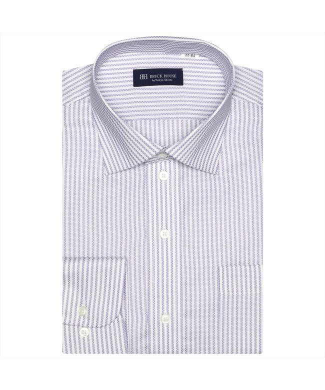 BRICK　HOUSE　by Tokyo Shirts 　Ｌ-82 BRICK HOUSE by Tokyo Shirts 形態安定シャツ 刺繍