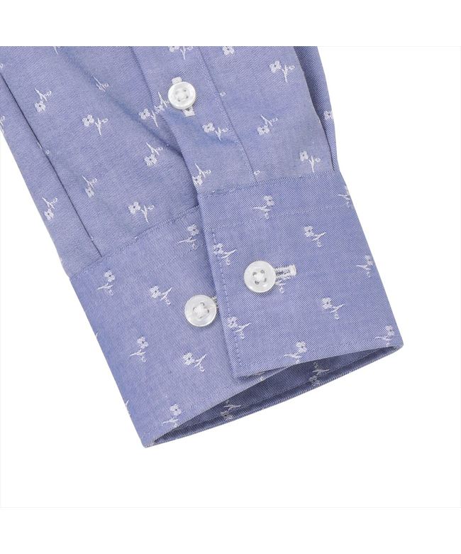 トーキョーシャツ TOKYO SHIRTS 【超形態安定】 レギュラー 長袖 形態安定 綿100% レディースシャツ (ブルー) ブルー