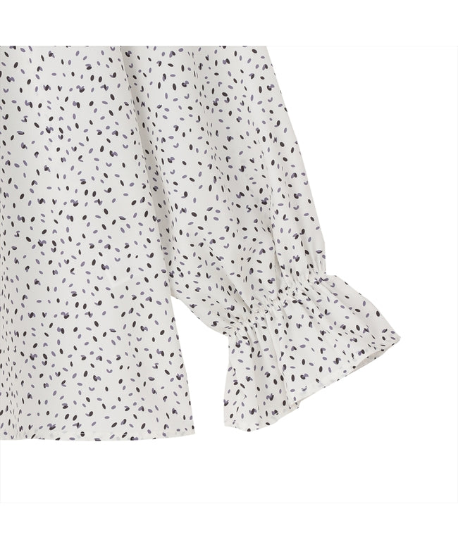 トーキョーシャツ TOKYO SHIRTS フリル衿ブラウス 長袖 レディース (オフホワイト) オフホワイト