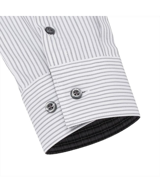 トーキョーシャツ TOKYO SHIRTS 【透け防止】 ワイド 長袖 形態安定 レディースシャツ (グレー) グレー