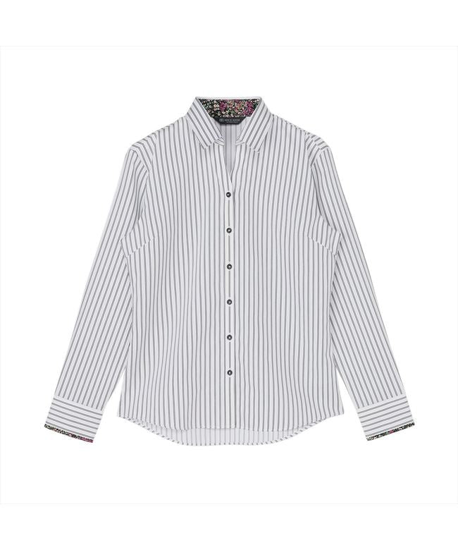 Tokyo Shirts 【Anti-See-Through】 Skipper Long Sleeve Shape-Stable