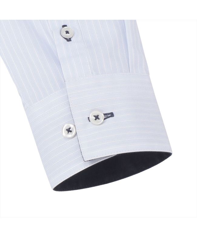 トーキョーシャツ TOKYO SHIRTS 【透け防止】 スキッパー 長袖 形態安定 レディースシャツ (ブルー) ブルー