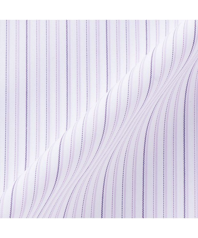 トーキョーシャツ TOKYO SHIRTS 【透け防止】 スキッパー 長袖 形態安定 レディースシャツ (パープル) パープル