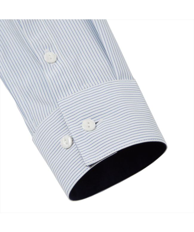 トーキョーシャツ TOKYO SHIRTS 【ストレッチ】 スキッパー 長袖 形態安定 ニットシャツ レディース (ブルー) ブルー