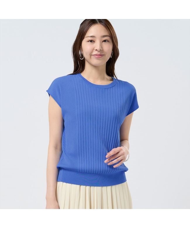 TOKYO SHIRTS Knit Rib French Pullover Women's