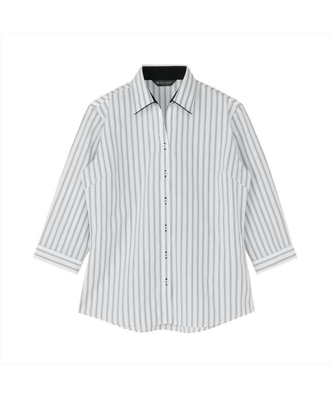 Tokyo Shirts Skipper Three-Quarter Sleeve Wrinkle-Resistant Women's Sh