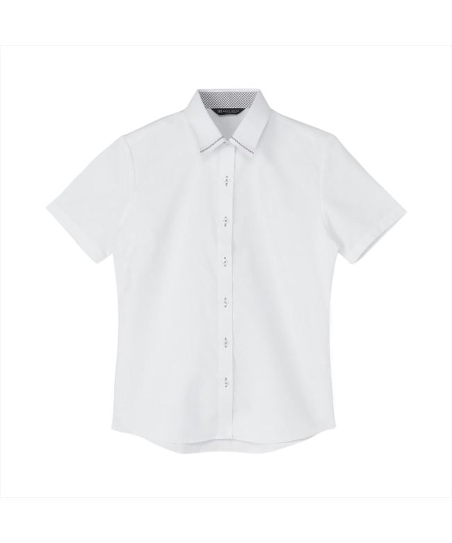 トーキョーシャツ TOKYO SHIRTS 【透け防止】 レギュラー 半袖 形態安定 レディースシャツ (ホワイト) ホワイト