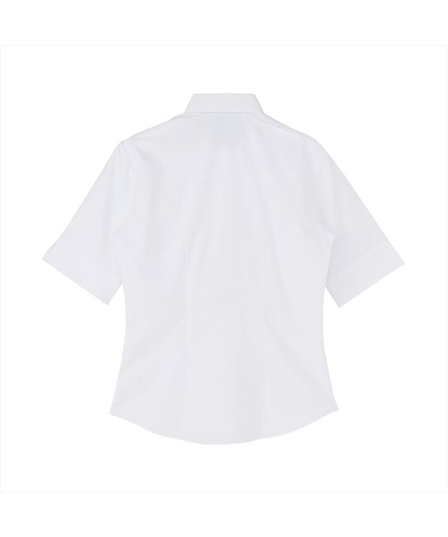 トーキョーシャツ TOKYO SHIRTS 【透け防止】 レギュラー 五分袖 形態安定 レディースシャツ (ホワイト) ホワイト