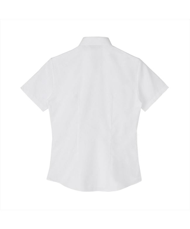 トーキョーシャツ TOKYO SHIRTS 【透け防止】 スキッパー 半袖 形態安定 レディースシャツ (ホワイト) ホワイト