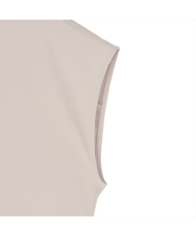 トーキョーシャツ TOKYO SHIRTS ピンタックブラウス フレンチ袖 レディース (グレージュ) グレージュ