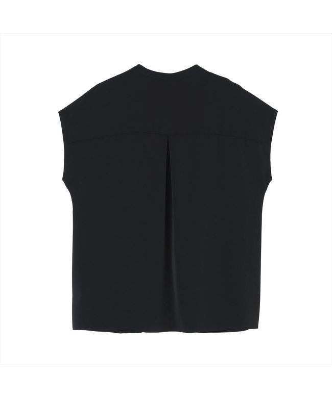 トーキョーシャツ TOKYO SHIRTS ピンタックブラウス フレンチ袖 レディース (ネイビー) ネイビー