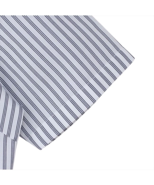 トーキョーシャツ TOKYO SHIRTS 【吸水速乾】 スキッパー 半袖 形態安定 レディースシャツ (ネイビー) ネイビー