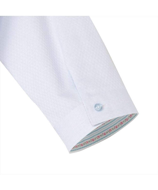 トーキョーシャツ TOKYO SHIRTS 【透け防止】 レギュラー 七分袖 形態安定 レディースシャツ (サックス) サックス