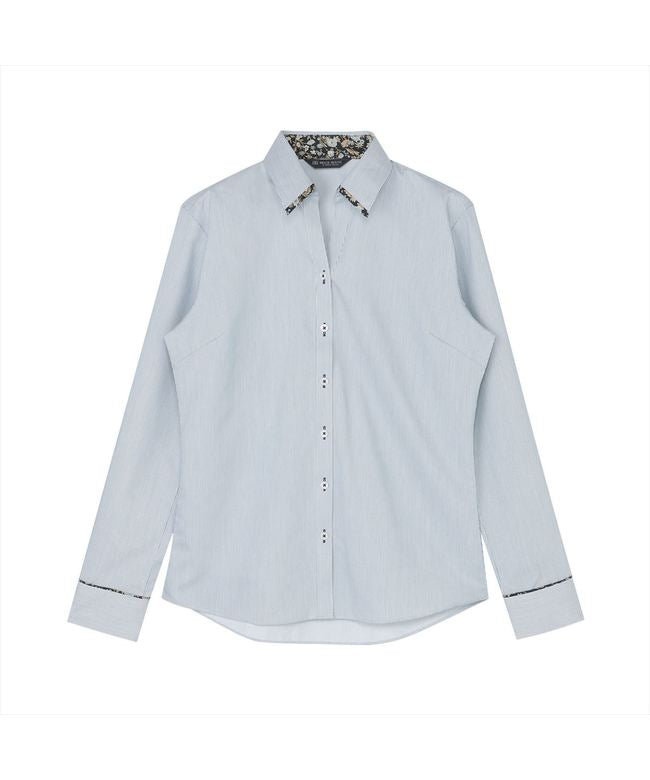 Tokyo Shirts 【Anti-Transparency】 Skipper Long Sleeve Wrinkle