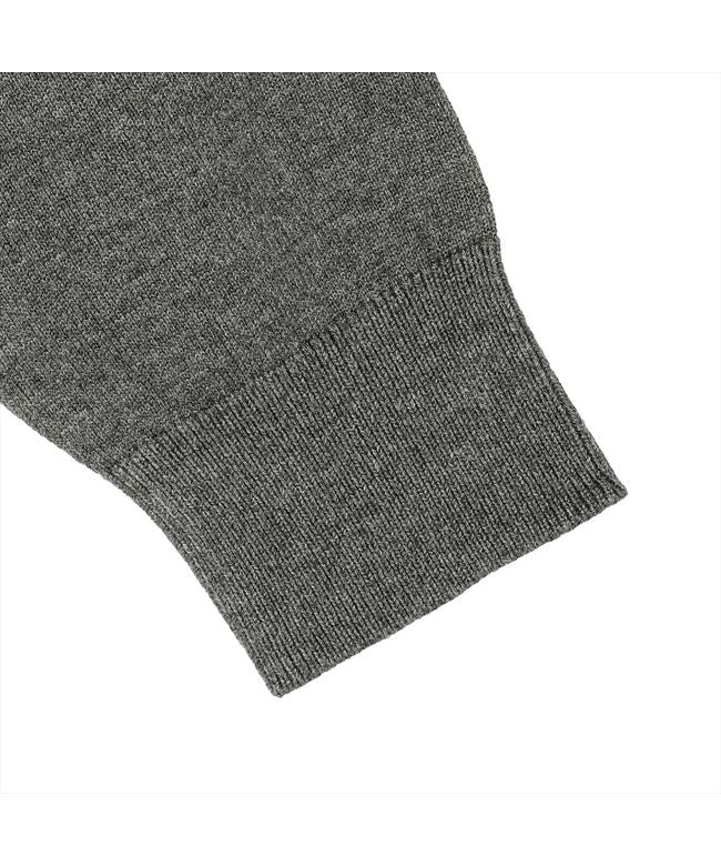 トーキョーシャツ TOKYO SHIRTS ニット 配色襟付 プルオーバー 長袖 レディース (チャコール) チャコール