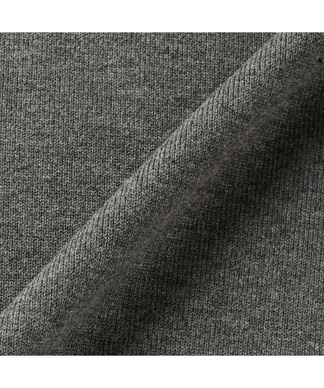 トーキョーシャツ TOKYO SHIRTS ニット 配色襟付 プルオーバー 長袖 レディース (チャコール) チャコール