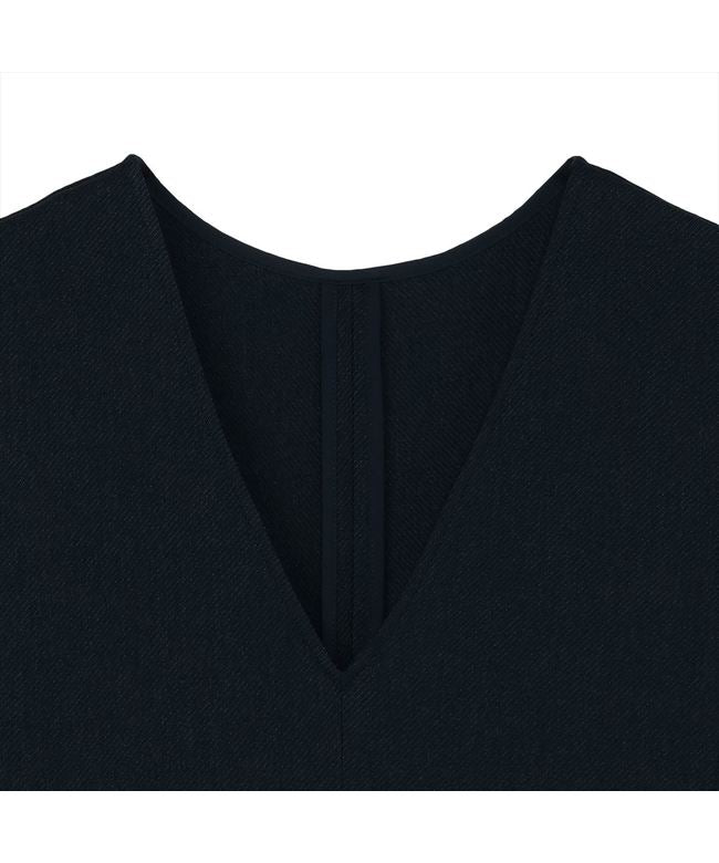 トーキョーシャツ TOKYO SHIRTS ウーリッシュ素材 ジャンパースカート セットアップ可能 レディース (ネイビー) ネイビー