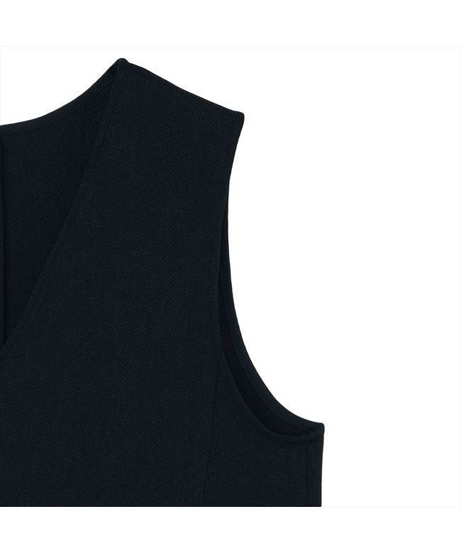 トーキョーシャツ TOKYO SHIRTS ウーリッシュ素材 ジャンパースカート セットアップ可能 レディース (ネイビー) ネイビー