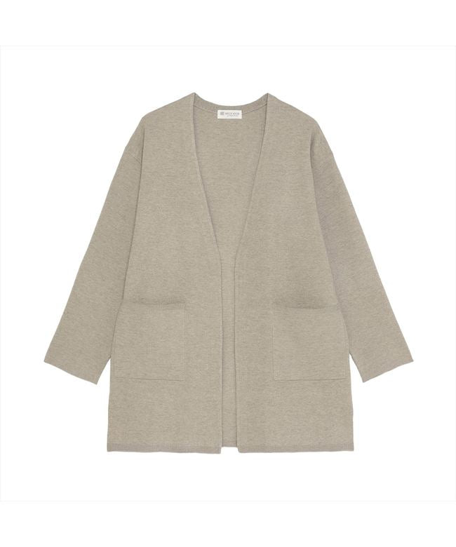 トーキョーシャツ TOKYO SHIRTS アウター ノーカラー コーディガン レディース (ベージュ) ベージュ