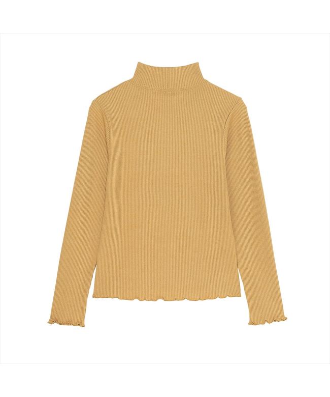 トーキョーシャツ TOKYO SHIRTS 【Pitta Re:)】 ニット ラメテレコ ハイネック プルオーバー レディース (マスタード) マスタード