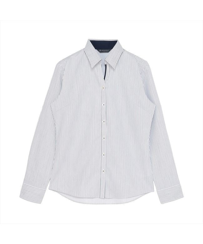 Tokyo Shirts 【Anti-See-Through】 Skipper Long Sleeve Shape-Stable
