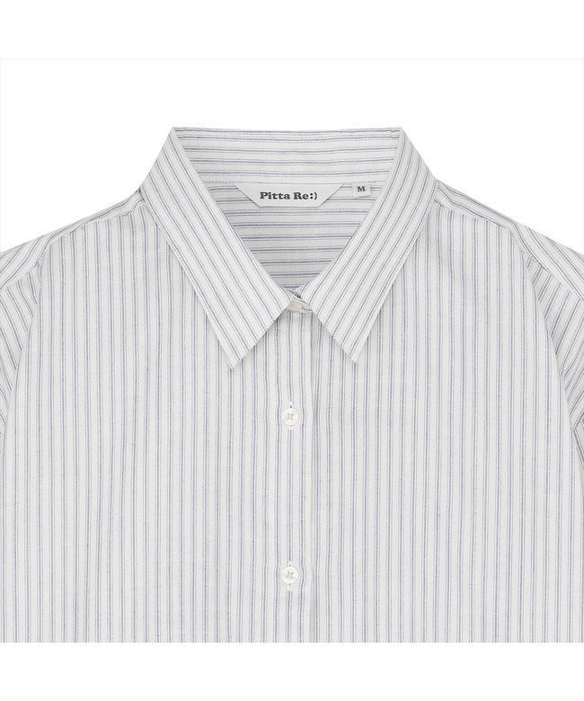 トーキョーシャツ TOKYO SHIRTS 【Pitta Re:)】 Wガーゼ ワイドフィットシャツ 長袖 綿100% レディース カジュアルシャツ (グレージュ) グレージュ