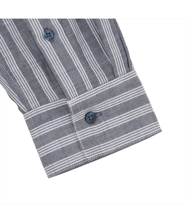 トーキョーシャツ TOKYO SHIRTS 【Pitta Re:)】 Wガーゼ ワイドフィットシャツ 長袖 綿100% レディース カジュアルシャツ (ブルー) ブルー
