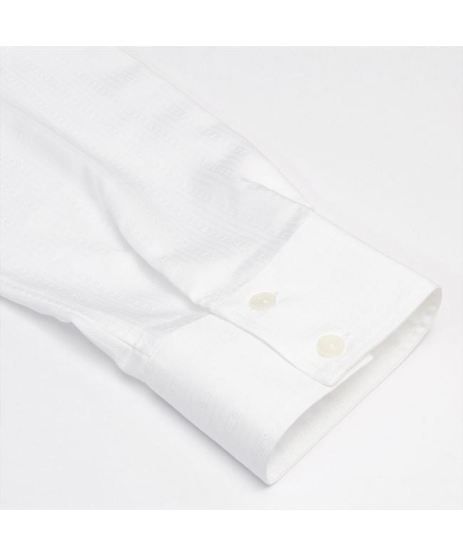 トーキョーシャツ TOKYO SHIRTS 【ECOVERO(TM)】 BIGシルエット レギュラー衿 七分袖 カジュアルシャツ (ホワイト) ホワイト