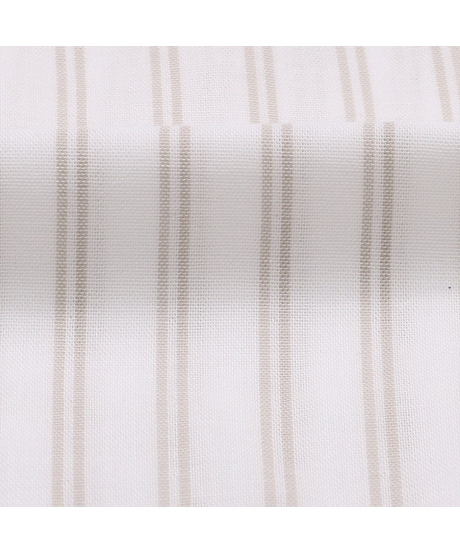 トーキョーシャツ TOKYO SHIRTS 【Pitta Re:)】 Wガーゼ レギュラー衿 綿100% 七分袖シャツ (ベージュ) ベージュ